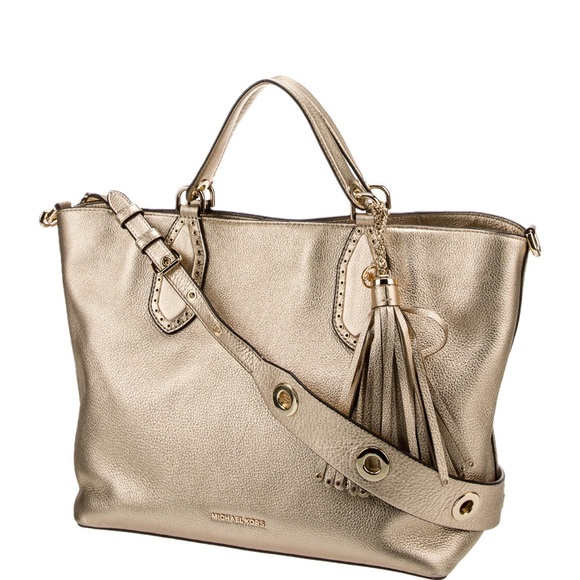 Michael Kors Handbags - Michael Kors gold two way bag